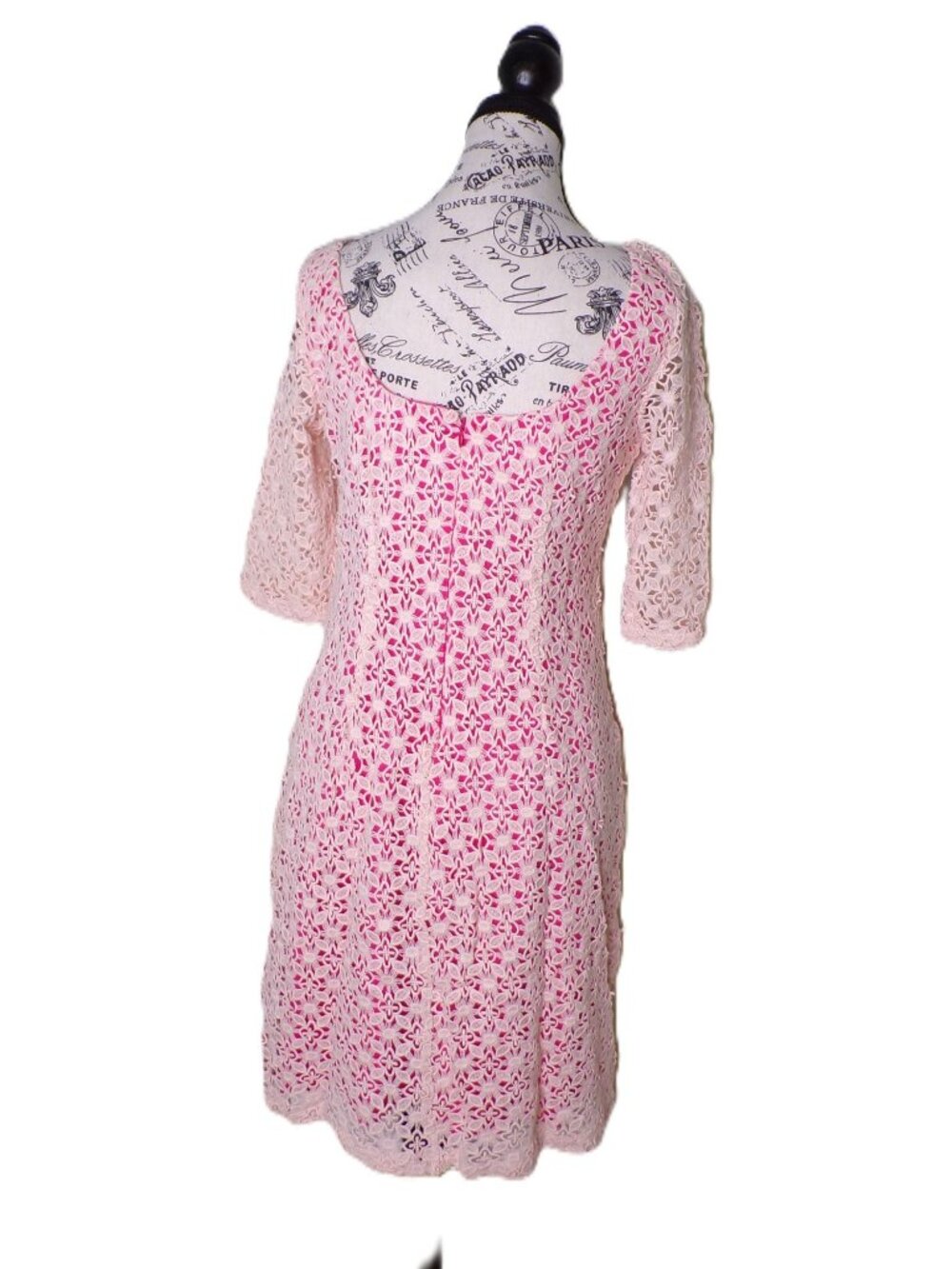🆕IVY & BLU for Maggy Boutique Crochet Lace Dress 6 - Picture 12 of 13